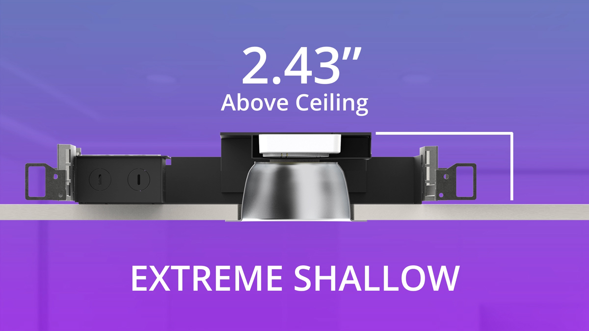 F-Class Gen V Shallow Depth Above Ceiling